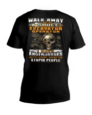 Excavator Operator V-Neck T-Shirt thumbnail