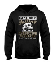 Production Operator Hooded Sweatshirt front