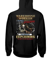 Warehouse Worker Hooded Sweatshirt back