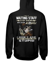 Waiting Staff Hooded Sweatshirt back