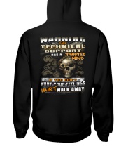 Technical Support Hooded Sweatshirt back