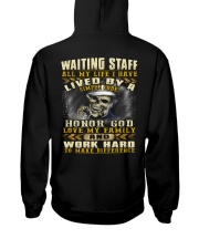 Waiting Staff Hooded Sweatshirt back