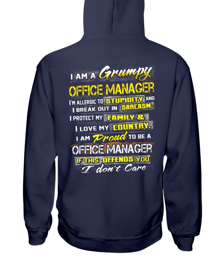 Office Manager Hooded Sweatshirt
