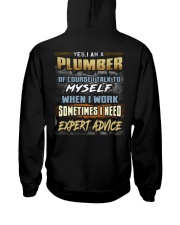 Plumber Hooded Sweatshirt back