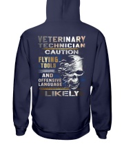 Veterinary Technician Hooded Sweatshirt back