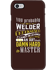WELDER MASTER T-SHIRT Phone Case thumbnail