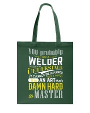 WELDER MASTER T-SHIRT Tote Bag thumbnail