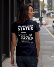 Diver Diving Status Job Shirt Ladies T-Shirt lifestyle-women-crewneck-back-1