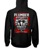 Plumber Hooded Sweatshirt back