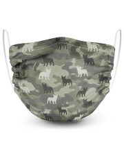 Frenchie All Over Shirt 2 Layer Face Mask - Single thumbnail