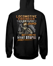 Locomotive Engineer Hooded Sweatshirt back