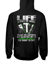 Carpenter Hooded Sweatshirt back