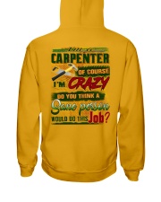 Carpenter Hooded Sweatshirt back