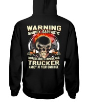 Truck Driver Hooded Sweatshirt back