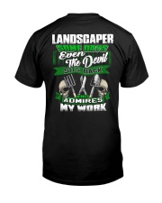 Landscaper Classic T-Shirt back