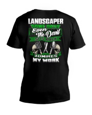 Landscaper V-Neck T-Shirt thumbnail