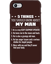 Heavy Equipment Operator Phone Case thumbnail
