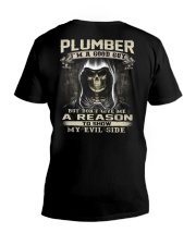Plumber V-Neck T-Shirt thumbnail
