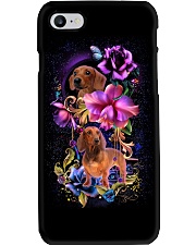 Dachshund Dog Flower Phone Case Phone Case i-phone-7-case
