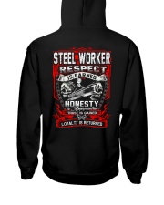 Steel Working Hooded Sweatshirt back