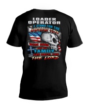 Loader Operator V-Neck T-Shirt thumbnail