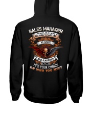 SalesManager-angel Hooded Sweatshirt back