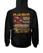 Plumber Hooded Sweatshirt back