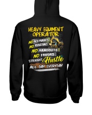 Heavy Equipment Operator Hooded Sweatshirt back
