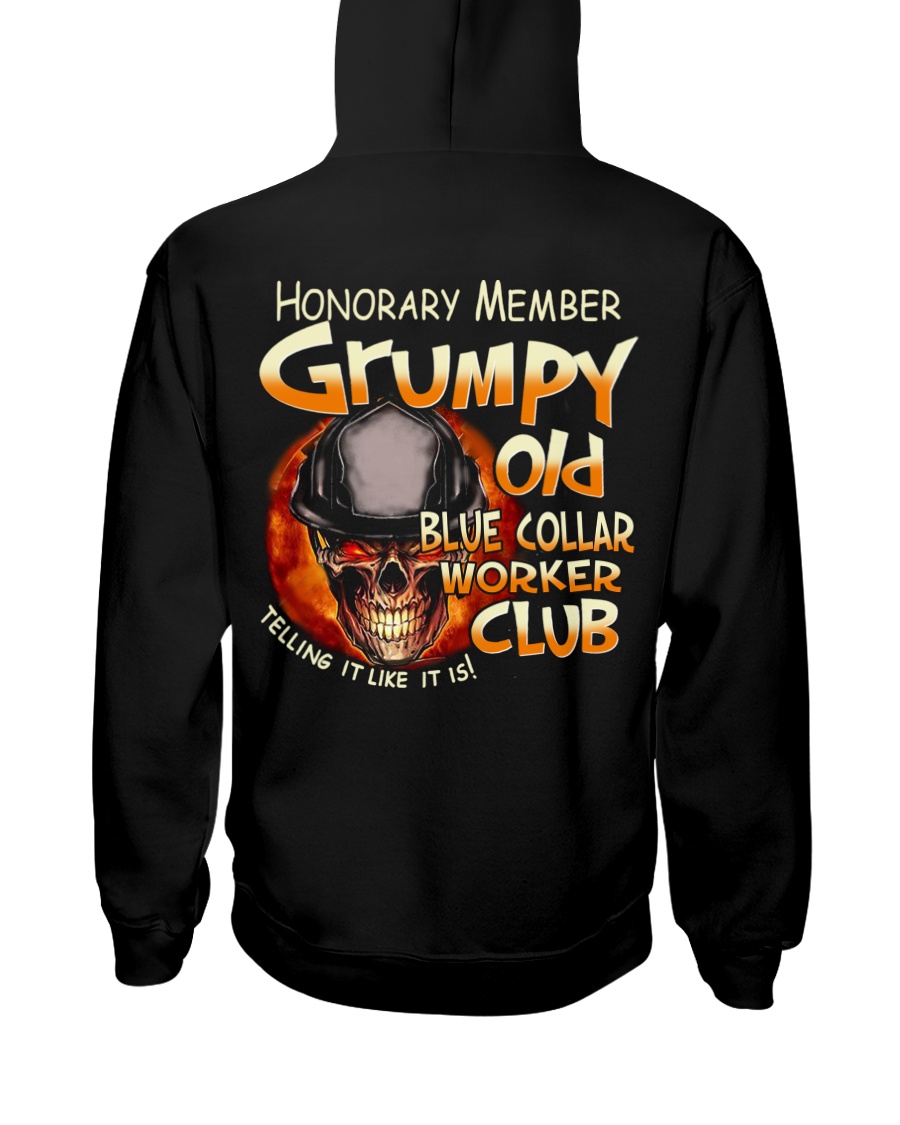 Blue Collar Worker Hooded Sweatshirt