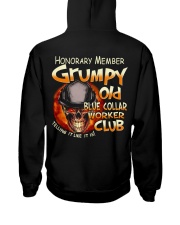 Blue Collar Worker Hooded Sweatshirt back