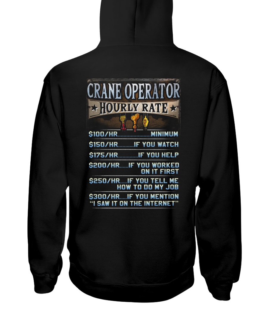 Crane Operator Hooded Sweatshirt
