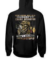 Crane Operator Hooded Sweatshirt back