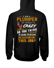 Plumber Hooded Sweatshirt back
