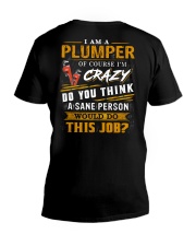 Plumber V-Neck T-Shirt thumbnail