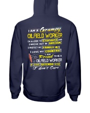Oilfield Worker Hooded Sweatshirt back