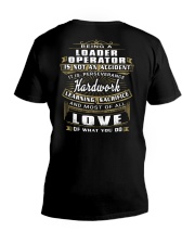 Loader Operator Exclusive Shirt V-Neck T-Shirt thumbnail