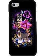 Schnauzer Dog Flower Phone Case Phone Case i-phone-7-case