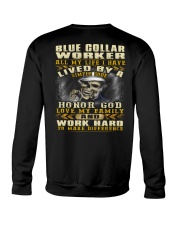 Blue Collar Worker Crewneck Sweatshirt thumbnail