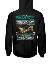 Heavy Equipment Operator Hooded Sweatshirt back