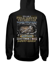 Field Service Technician Hooded Sweatshirt back