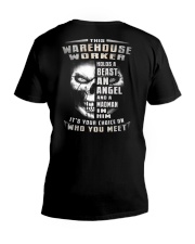 Warehouse Worker V-Neck T-Shirt thumbnail