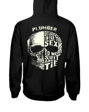 Plumber Exclusive Shirt Hooded Sweatshirt back