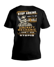 Aircraft Mechanic V-Neck T-Shirt thumbnail