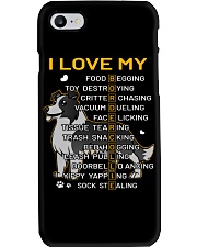 I Love My Border Collie Dog Phone Case thumbnail
