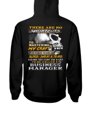 Business Manager Hooded Sweatshirt back