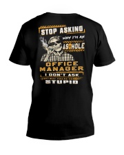 Office Manager V-Neck T-Shirt thumbnail