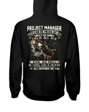 Project Manager Hooded Sweatshirt back