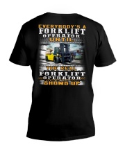 Forklift Operator V-Neck T-Shirt thumbnail