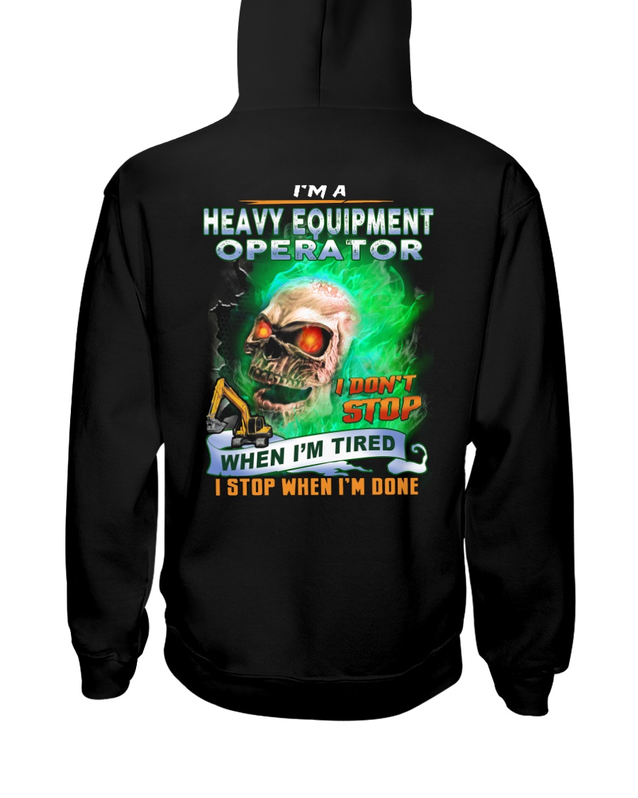 Heavy Equipment Operator Hooded Sweatshirt