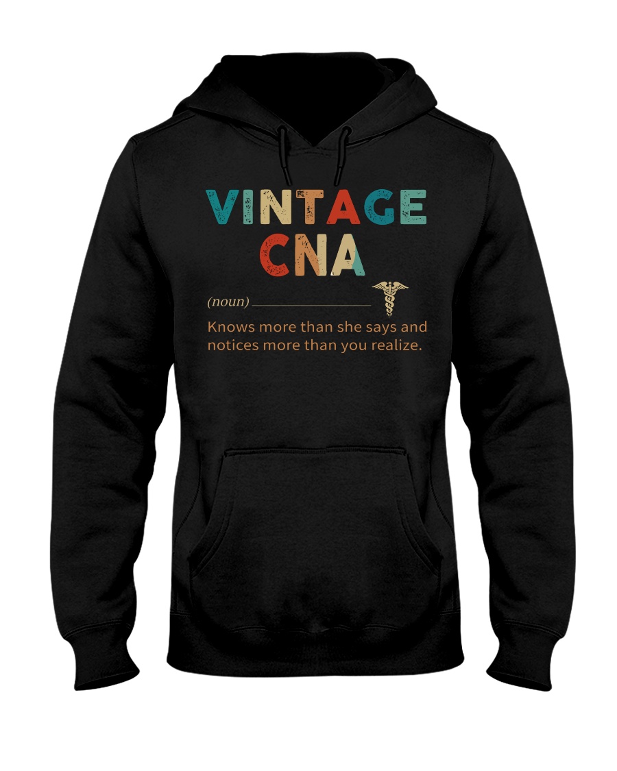 Vintage CNA Shirt Hooded Sweatshirt